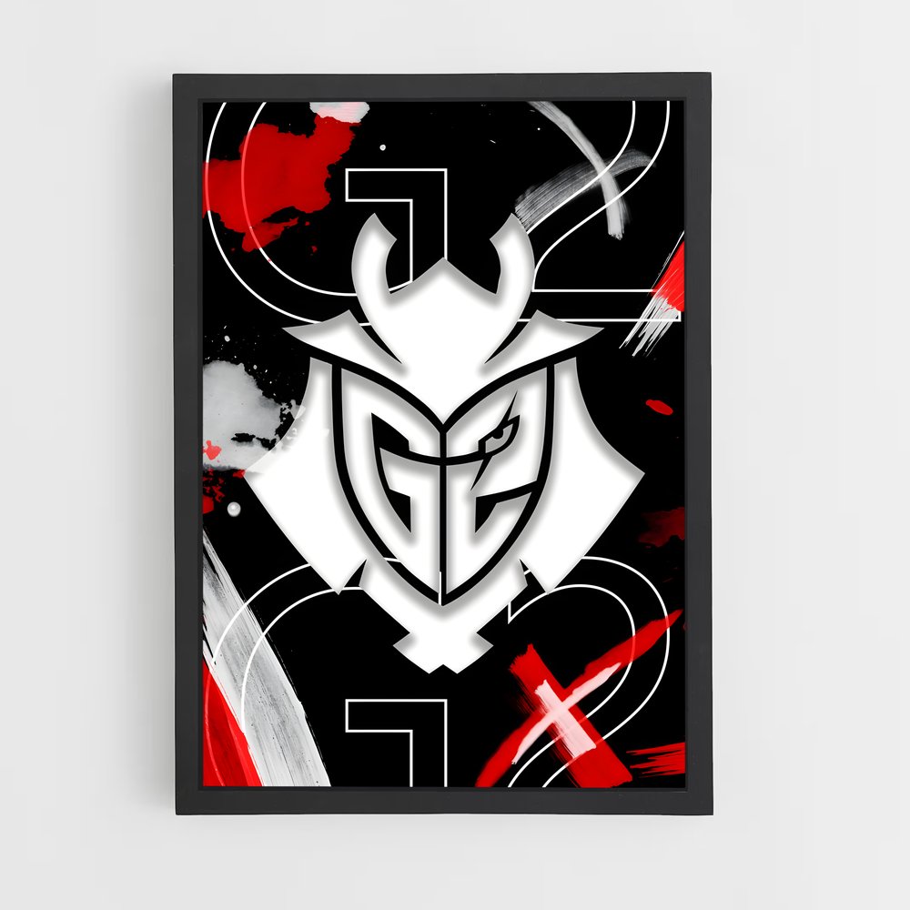 Poster G2 Thunderstrike – affiche Esports (vue 2)